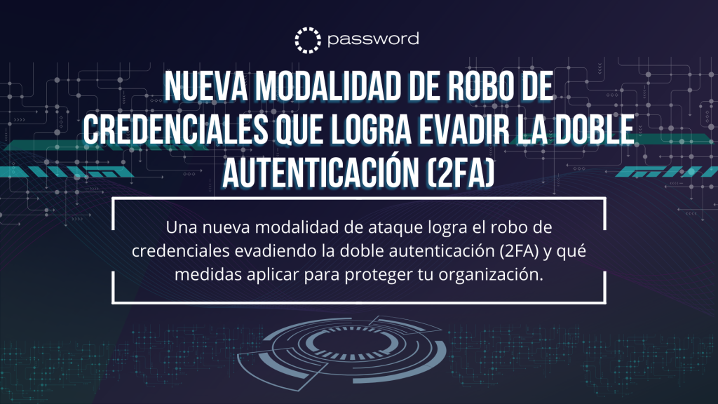 Ilustración de un ataque que intercepta credenciales y códigos OTP en tiempo real.